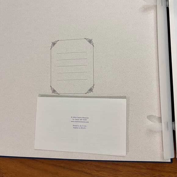 Creative Memories Album 12x12 Navy Blue New Open Package 15 Pages - Picture 4 of 8